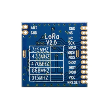 2vnt/daug FCC sertifikuota 868MHz | 915MHz 100mW sx1276 chip ilgo nuotolio 4Km RF Wireless LoRa Modulis LoRa1276